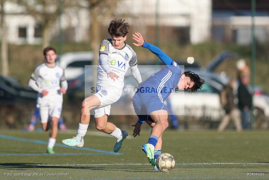 sport, action, Sportgelände, SVA, SV Viktoria Aschaffenburg, Regionalliga Bayern, Landesfreundschaftsspiele, Hessenliga, Fussball, FCB, FC Bayern Alzenau, BFV, Alzenau, 02.02.2025 - Bild-ID: 2464036