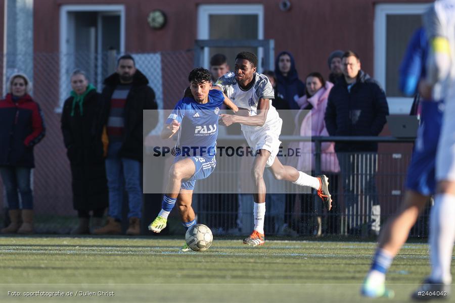 sport, action, Sportgelände, SVA, SV Viktoria Aschaffenburg, Regionalliga Bayern, Landesfreundschaftsspiele, Hessenliga, Fussball, FCB, FC Bayern Alzenau, BFV, Alzenau, 02.02.2025 - Bild-ID: 2464042