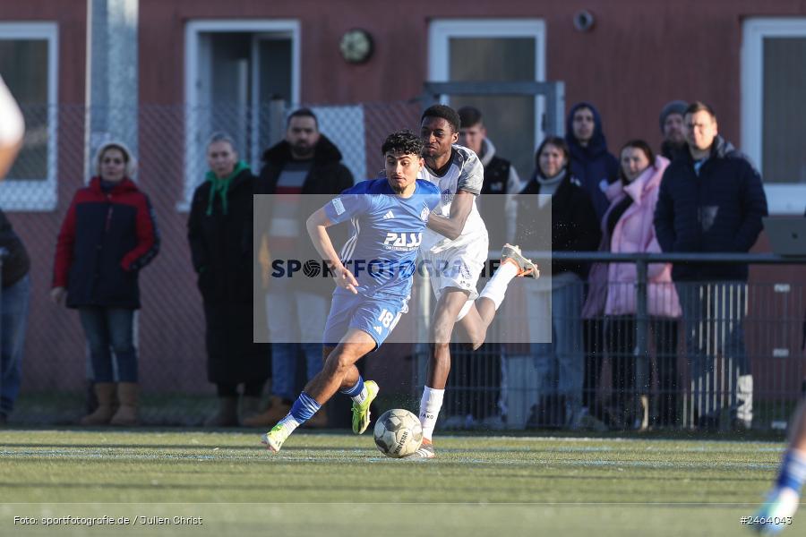 sport, action, Sportgelände, SVA, SV Viktoria Aschaffenburg, Regionalliga Bayern, Landesfreundschaftsspiele, Hessenliga, Fussball, FCB, FC Bayern Alzenau, BFV, Alzenau, 02.02.2025 - Bild-ID: 2464043