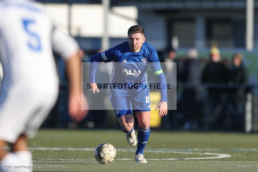 sport, action, Sportgelände, SVA, SV Viktoria Aschaffenburg, Regionalliga Bayern, Landesfreundschaftsspiele, Hessenliga, Fussball, FCB, FC Bayern Alzenau, BFV, Alzenau, 02.02.2025 - Bild-ID: 2464047