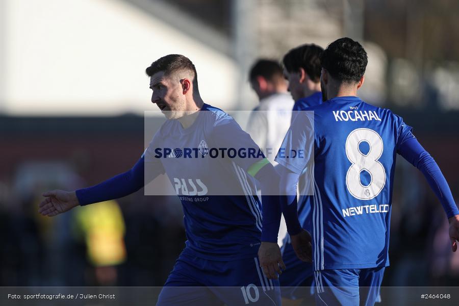sport, action, Sportgelände, SVA, SV Viktoria Aschaffenburg, Regionalliga Bayern, Landesfreundschaftsspiele, Hessenliga, Fussball, FCB, FC Bayern Alzenau, BFV, Alzenau, 02.02.2025 - Bild-ID: 2464048