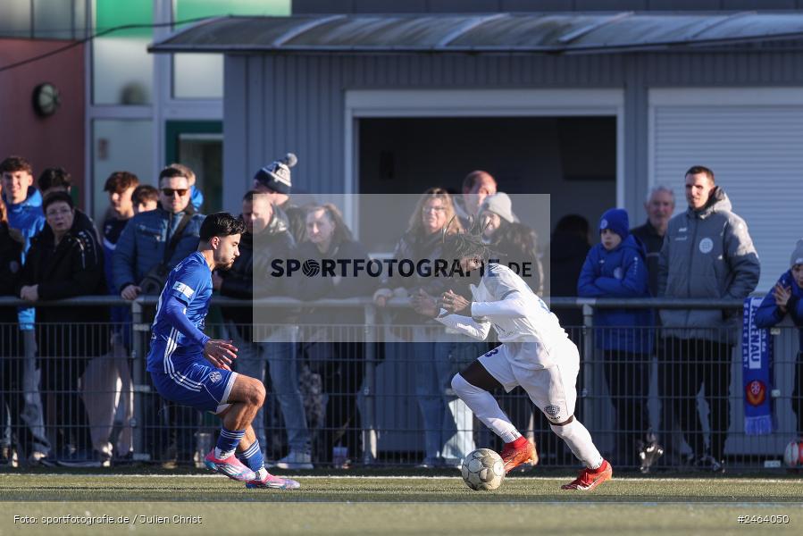 sport, action, Sportgelände, SVA, SV Viktoria Aschaffenburg, Regionalliga Bayern, Landesfreundschaftsspiele, Hessenliga, Fussball, FCB, FC Bayern Alzenau, BFV, Alzenau, 02.02.2025 - Bild-ID: 2464050