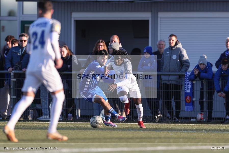 sport, action, Sportgelände, SVA, SV Viktoria Aschaffenburg, Regionalliga Bayern, Landesfreundschaftsspiele, Hessenliga, Fussball, FCB, FC Bayern Alzenau, BFV, Alzenau, 02.02.2025 - Bild-ID: 2464051