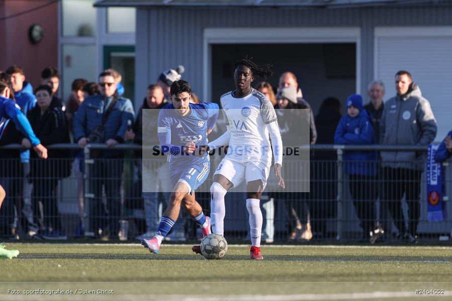 sport, action, Sportgelände, SVA, SV Viktoria Aschaffenburg, Regionalliga Bayern, Landesfreundschaftsspiele, Hessenliga, Fussball, FCB, FC Bayern Alzenau, BFV, Alzenau, 02.02.2025 - Bild-ID: 2464052