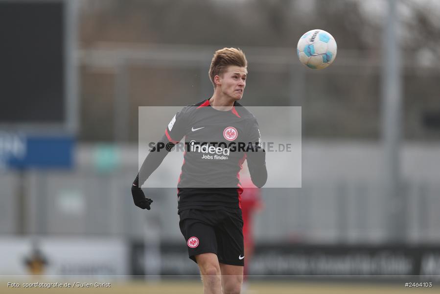 Ahorn Camp Sportpark, Dreieich-Sprendlingen, 07.02.2025, sport, action, BFV, Fussball, Regional-FS, Regionalliga Südwest, Regionalliga Bayern, FWK, SGE, FC Würzburger Kickers, Eintracht Frankfurt U21 - Bild-ID: 2464103