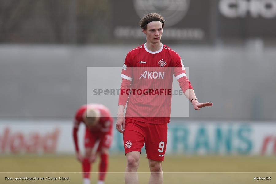 Ahorn Camp Sportpark, Dreieich-Sprendlingen, 07.02.2025, sport, action, BFV, Fussball, Regional-FS, Regionalliga Südwest, Regionalliga Bayern, FWK, SGE, FC Würzburger Kickers, Eintracht Frankfurt U21 - Bild-ID: 2464105