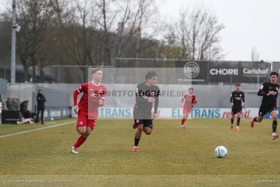 sport, action, SGE, Regionalliga Südwest, Regionalliga Bayern, Regional-FS, Fussball, FWK, FC Würzburger Kickers, Eintracht Frankfurt U21, Dreieich-Sprendlingen, BFV, Ahorn Camp Sportpark, 07.02.2025 - Bild-ID: 2464144 sport, action, SGE, Regionalliga Südwest, Regionalliga Bayern, Regional-FS, Fussball, FWK, FC Würzburger Kickers, Eintracht Frankfurt U21, Dreieich-Sprendlingen, BFV, Ahorn Camp Sportpark, 07.02.2025 - Bild-ID: 2464144