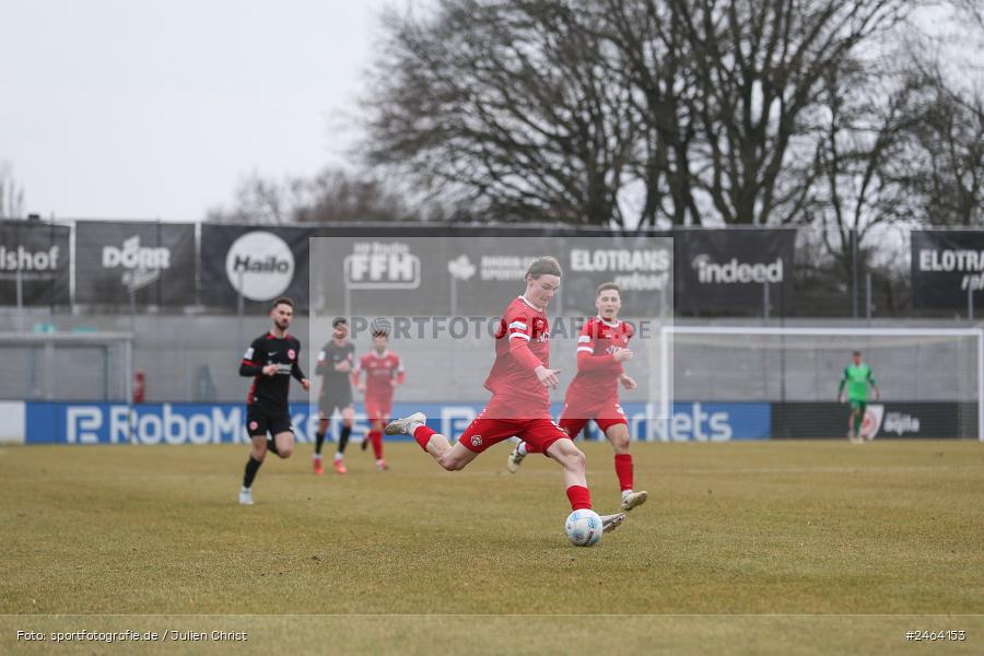 sport, action, SGE, Regionalliga Südwest, Regionalliga Bayern, Regional-FS, Fussball, FWK, FC Würzburger Kickers, Eintracht Frankfurt U21, Dreieich-Sprendlingen, BFV, Ahorn Camp Sportpark, 07.02.2025 - Bild-ID: 2464153 sport, action, SGE, Regionalliga Südwest, Regionalliga Bayern, Regional-FS, Fussball, FWK, FC Würzburger Kickers, Eintracht Frankfurt U21, Dreieich-Sprendlingen, BFV, Ahorn Camp Sportpark, 07.02.2025 - Bild-ID: 2464153