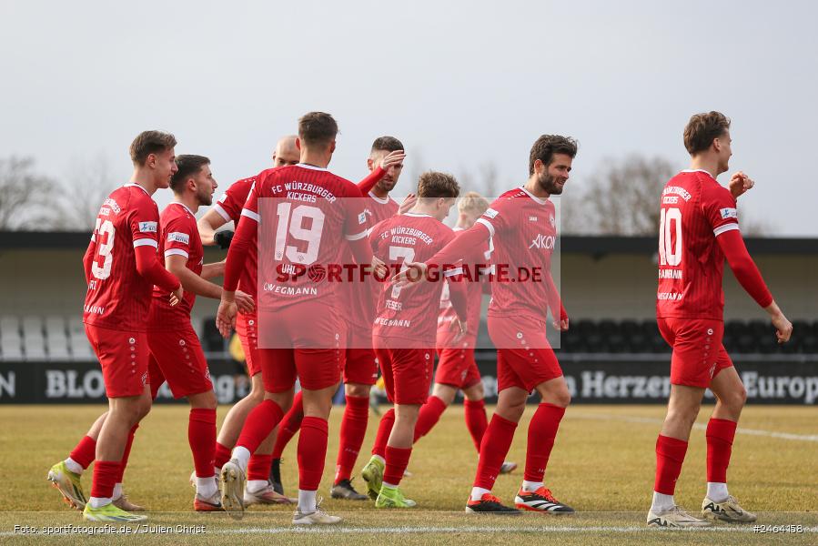 sport, action, SGE, Regionalliga Südwest, Regionalliga Bayern, Regional-FS, Fussball, FWK, FC Würzburger Kickers, Eintracht Frankfurt U21, Dreieich-Sprendlingen, BFV, Ahorn Camp Sportpark, 07.02.2025 - Bild-ID: 2464158