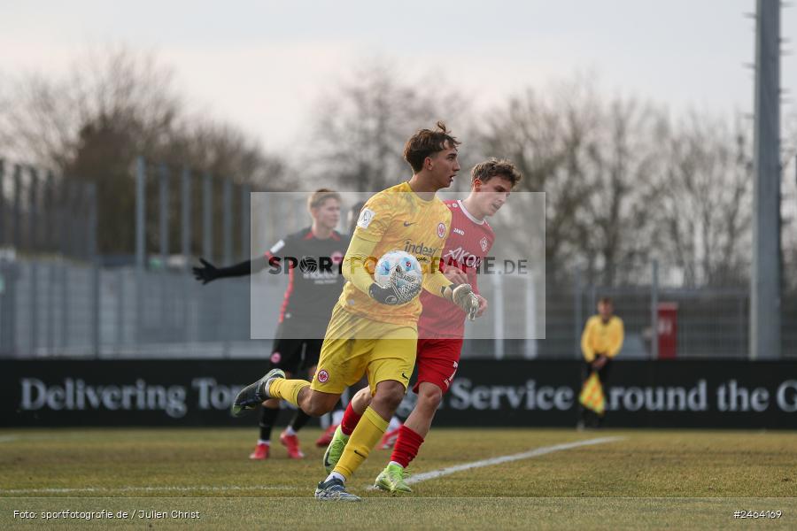 sport, action, SGE, Regionalliga Südwest, Regionalliga Bayern, Regional-FS, Fussball, FWK, FC Würzburger Kickers, Eintracht Frankfurt U21, Dreieich-Sprendlingen, BFV, Ahorn Camp Sportpark, 07.02.2025 - Bild-ID: 2464169 sport, action, SGE, Regionalliga Südwest, Regionalliga Bayern, Regional-FS, Fussball, FWK, FC Würzburger Kickers, Eintracht Frankfurt U21, Dreieich-Sprendlingen, BFV, Ahorn Camp Sportpark, 07.02.2025 - Bild-ID: 2464169