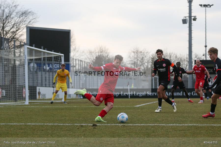sport, action, SGE, Regionalliga Südwest, Regionalliga Bayern, Regional-FS, Fussball, FWK, FC Würzburger Kickers, Eintracht Frankfurt U21, Dreieich-Sprendlingen, BFV, Ahorn Camp Sportpark, 07.02.2025 - Bild-ID: 2464170 sport, action, SGE, Regionalliga Südwest, Regionalliga Bayern, Regional-FS, Fussball, FWK, FC Würzburger Kickers, Eintracht Frankfurt U21, Dreieich-Sprendlingen, BFV, Ahorn Camp Sportpark, 07.02.2025 - Bild-ID: 2464170