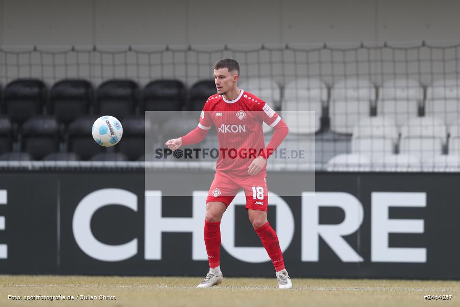 sport, action, SGE, Regionalliga Südwest, Regionalliga Bayern, Regional-FS, Fussball, FWK, FC Würzburger Kickers, Eintracht Frankfurt U21, Dreieich-Sprendlingen, BFV, Ahorn Camp Sportpark, 07.02.2025 - Bild-ID: 2464257 sport, action, SGE, Regionalliga Südwest, Regionalliga Bayern, Regional-FS, Fussball, FWK, FC Würzburger Kickers, Eintracht Frankfurt U21, Dreieich-Sprendlingen, BFV, Ahorn Camp Sportpark, 07.02.2025 - Bild-ID: 2464257