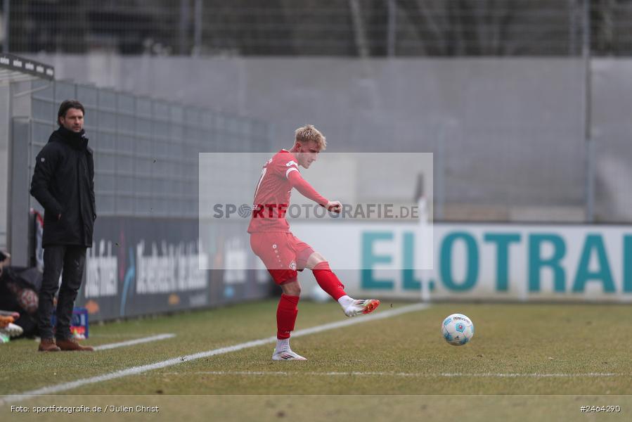 sport, action, SGE, Regionalliga Südwest, Regionalliga Bayern, Regional-FS, Fussball, FWK, FC Würzburger Kickers, Eintracht Frankfurt U21, Dreieich-Sprendlingen, BFV, Ahorn Camp Sportpark, 07.02.2025 - Bild-ID: 2464290 sport, action, SGE, Regionalliga Südwest, Regionalliga Bayern, Regional-FS, Fussball, FWK, FC Würzburger Kickers, Eintracht Frankfurt U21, Dreieich-Sprendlingen, BFV, Ahorn Camp Sportpark, 07.02.2025 - Bild-ID: 2464290