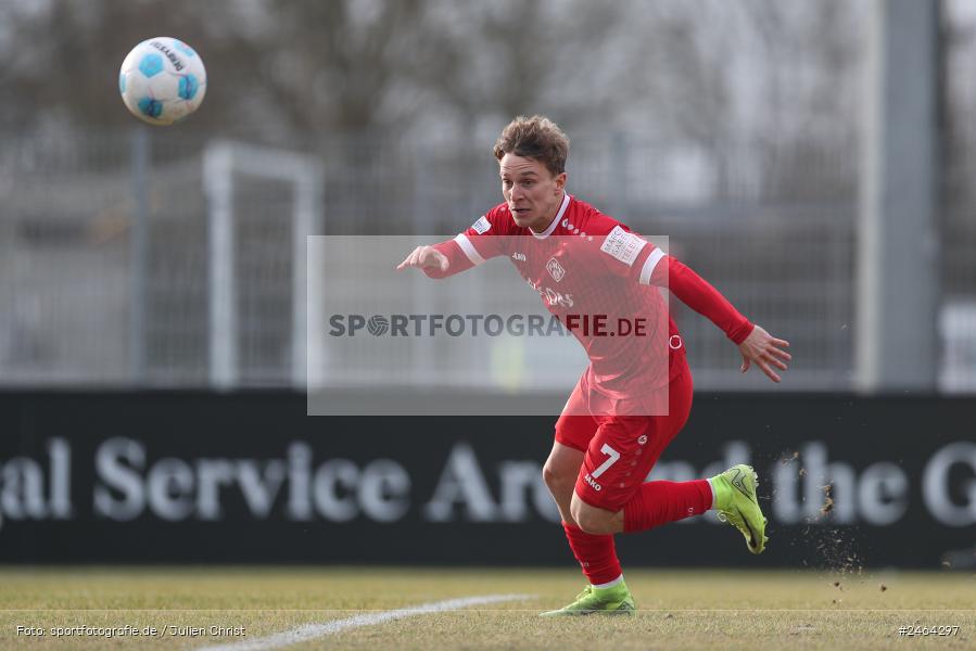 sport, action, SGE, Regionalliga Südwest, Regionalliga Bayern, Regional-FS, Fussball, FWK, FC Würzburger Kickers, Eintracht Frankfurt U21, Dreieich-Sprendlingen, BFV, Ahorn Camp Sportpark, 07.02.2025 - Bild-ID: 2464297 sport, action, SGE, Regionalliga Südwest, Regionalliga Bayern, Regional-FS, Fussball, FWK, FC Würzburger Kickers, Eintracht Frankfurt U21, Dreieich-Sprendlingen, BFV, Ahorn Camp Sportpark, 07.02.2025 - Bild-ID: 2464297