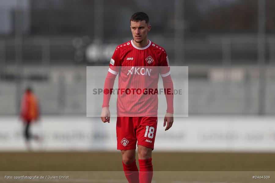 sport, action, SGE, Regionalliga Südwest, Regionalliga Bayern, Regional-FS, Fussball, FWK, FC Würzburger Kickers, Eintracht Frankfurt U21, Dreieich-Sprendlingen, BFV, Ahorn Camp Sportpark, 07.02.2025 - Bild-ID: 2464309