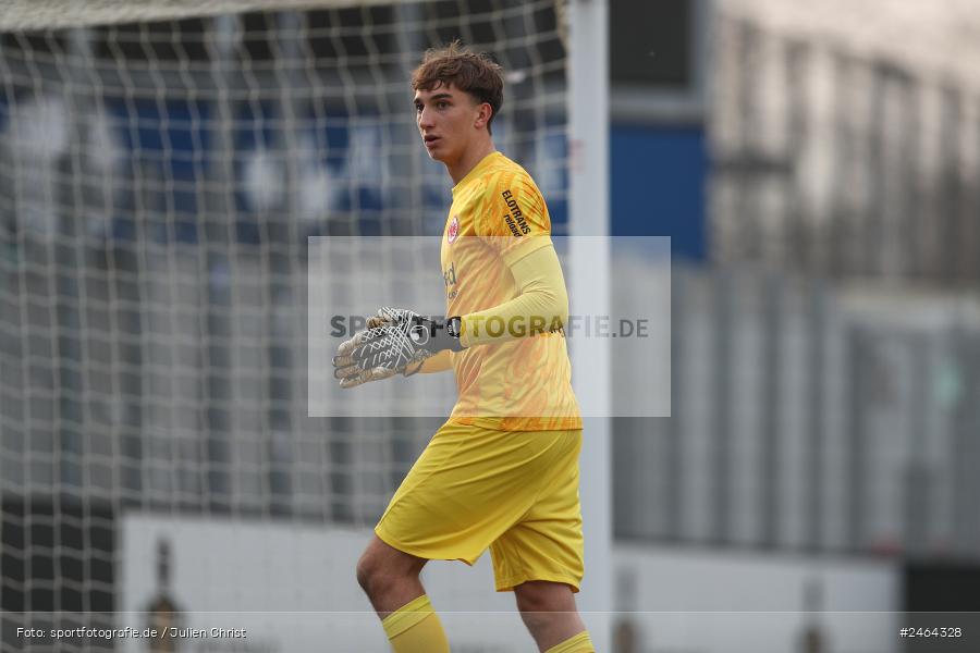 sport, action, SGE, Regionalliga Südwest, Regionalliga Bayern, Regional-FS, Fussball, FWK, FC Würzburger Kickers, Eintracht Frankfurt U21, Dreieich-Sprendlingen, BFV, Ahorn Camp Sportpark, 07.02.2025 - Bild-ID: 2464328