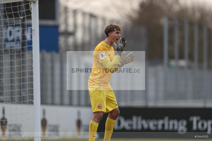 sport, action, SGE, Regionalliga Südwest, Regionalliga Bayern, Regional-FS, Fussball, FWK, FC Würzburger Kickers, Eintracht Frankfurt U21, Dreieich-Sprendlingen, BFV, Ahorn Camp Sportpark, 07.02.2025 - Bild-ID: 2464350 sport, action, SGE, Regionalliga Südwest, Regionalliga Bayern, Regional-FS, Fussball, FWK, FC Würzburger Kickers, Eintracht Frankfurt U21, Dreieich-Sprendlingen, BFV, Ahorn Camp Sportpark, 07.02.2025 - Bild-ID: 2464350
