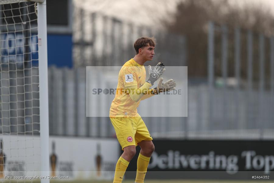 sport, action, SGE, Regionalliga Südwest, Regionalliga Bayern, Regional-FS, Fussball, FWK, FC Würzburger Kickers, Eintracht Frankfurt U21, Dreieich-Sprendlingen, BFV, Ahorn Camp Sportpark, 07.02.2025 - Bild-ID: 2464352 sport, action, SGE, Regionalliga Südwest, Regionalliga Bayern, Regional-FS, Fussball, FWK, FC Würzburger Kickers, Eintracht Frankfurt U21, Dreieich-Sprendlingen, BFV, Ahorn Camp Sportpark, 07.02.2025 - Bild-ID: 2464352