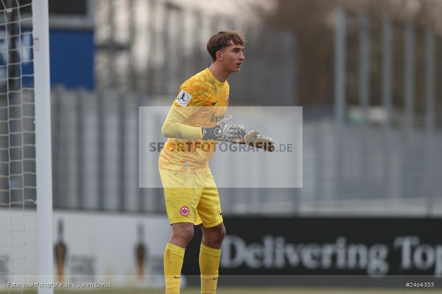 sport, action, SGE, Regionalliga Südwest, Regionalliga Bayern, Regional-FS, Fussball, FWK, FC Würzburger Kickers, Eintracht Frankfurt U21, Dreieich-Sprendlingen, BFV, Ahorn Camp Sportpark, 07.02.2025 - Bild-ID: 2464353 sport, action, SGE, Regionalliga Südwest, Regionalliga Bayern, Regional-FS, Fussball, FWK, FC Würzburger Kickers, Eintracht Frankfurt U21, Dreieich-Sprendlingen, BFV, Ahorn Camp Sportpark, 07.02.2025 - Bild-ID: 2464353