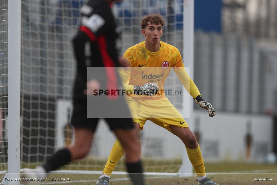 sport, action, SGE, Regionalliga Südwest, Regionalliga Bayern, Regional-FS, Fussball, FWK, FC Würzburger Kickers, Eintracht Frankfurt U21, Dreieich-Sprendlingen, BFV, Ahorn Camp Sportpark, 07.02.2025 - Bild-ID: 2464354 sport, action, SGE, Regionalliga Südwest, Regionalliga Bayern, Regional-FS, Fussball, FWK, FC Würzburger Kickers, Eintracht Frankfurt U21, Dreieich-Sprendlingen, BFV, Ahorn Camp Sportpark, 07.02.2025 - Bild-ID: 2464354