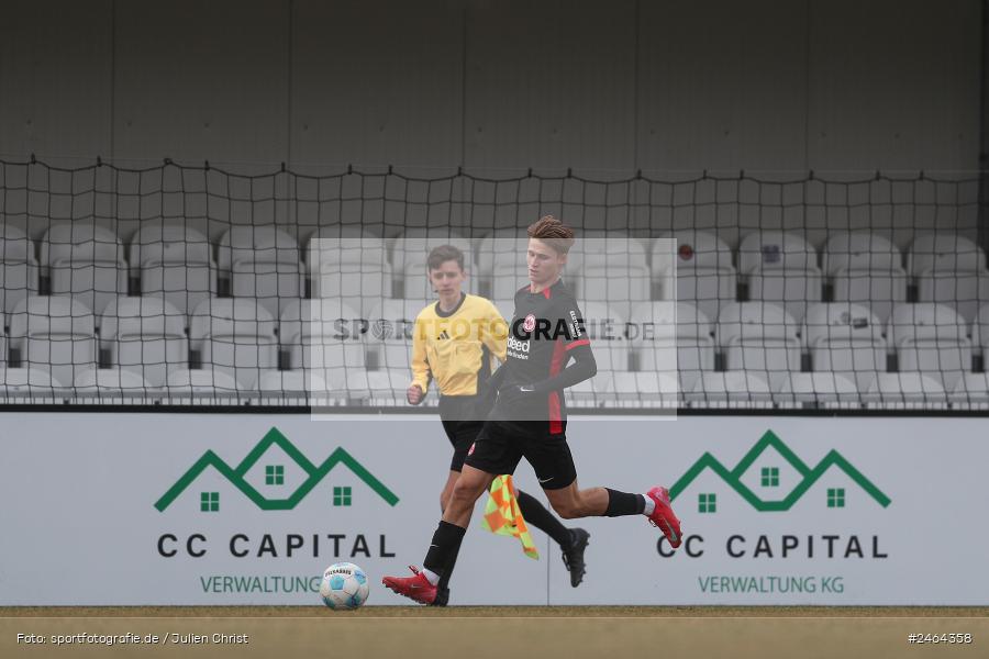 sport, action, SGE, Regionalliga Südwest, Regionalliga Bayern, Regional-FS, Fussball, FWK, FC Würzburger Kickers, Eintracht Frankfurt U21, Dreieich-Sprendlingen, BFV, Ahorn Camp Sportpark, 07.02.2025 - Bild-ID: 2464358