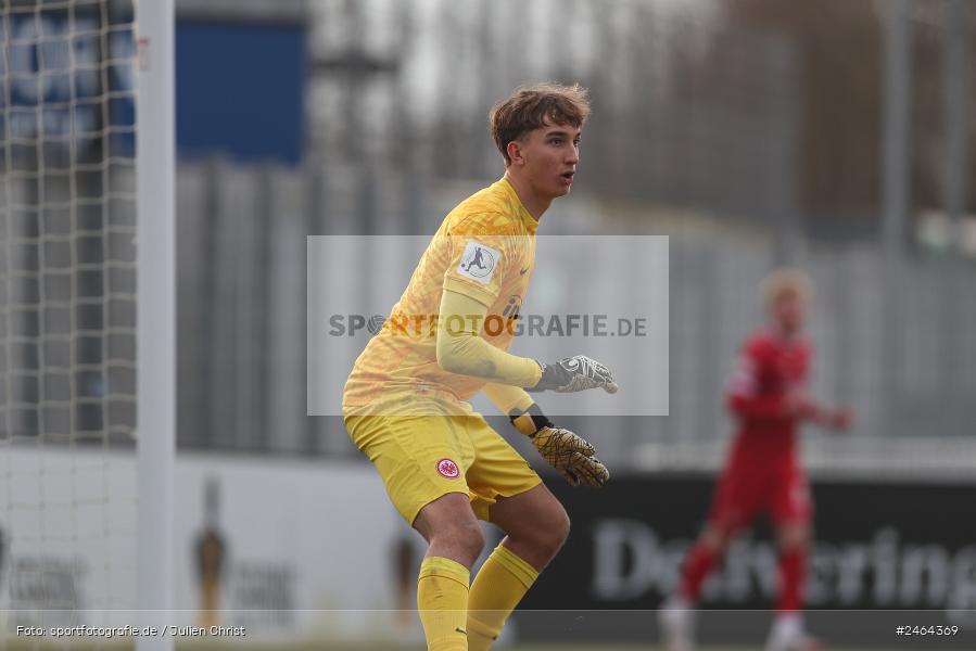 sport, action, SGE, Regionalliga Südwest, Regionalliga Bayern, Regional-FS, Fussball, FWK, FC Würzburger Kickers, Eintracht Frankfurt U21, Dreieich-Sprendlingen, BFV, Ahorn Camp Sportpark, 07.02.2025 - Bild-ID: 2464369