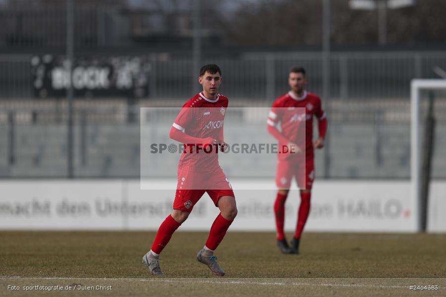 sport, action, SGE, Regionalliga Südwest, Regionalliga Bayern, Regional-FS, Fussball, FWK, FC Würzburger Kickers, Eintracht Frankfurt U21, Dreieich-Sprendlingen, BFV, Ahorn Camp Sportpark, 07.02.2025 - Bild-ID: 2464383 sport, action, SGE, Regionalliga Südwest, Regionalliga Bayern, Regional-FS, Fussball, FWK, FC Würzburger Kickers, Eintracht Frankfurt U21, Dreieich-Sprendlingen, BFV, Ahorn Camp Sportpark, 07.02.2025 - Bild-ID: 2464383