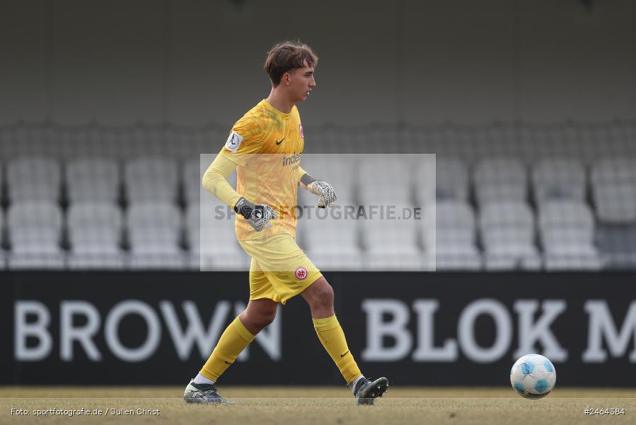 sport, action, SGE, Regionalliga Südwest, Regionalliga Bayern, Regional-FS, Fussball, FWK, FC Würzburger Kickers, Eintracht Frankfurt U21, Dreieich-Sprendlingen, BFV, Ahorn Camp Sportpark, 07.02.2025 - Bild-ID: 2464384 sport, action, SGE, Regionalliga Südwest, Regionalliga Bayern, Regional-FS, Fussball, FWK, FC Würzburger Kickers, Eintracht Frankfurt U21, Dreieich-Sprendlingen, BFV, Ahorn Camp Sportpark, 07.02.2025 - Bild-ID: 2464384