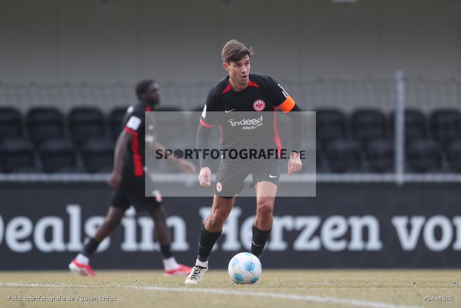sport, action, SGE, Regionalliga Südwest, Regionalliga Bayern, Regional-FS, Fussball, FWK, FC Würzburger Kickers, Eintracht Frankfurt U21, Dreieich-Sprendlingen, BFV, Ahorn Camp Sportpark, 07.02.2025 - Bild-ID: 2464385 sport, action, SGE, Regionalliga Südwest, Regionalliga Bayern, Regional-FS, Fussball, FWK, FC Würzburger Kickers, Eintracht Frankfurt U21, Dreieich-Sprendlingen, BFV, Ahorn Camp Sportpark, 07.02.2025 - Bild-ID: 2464385
