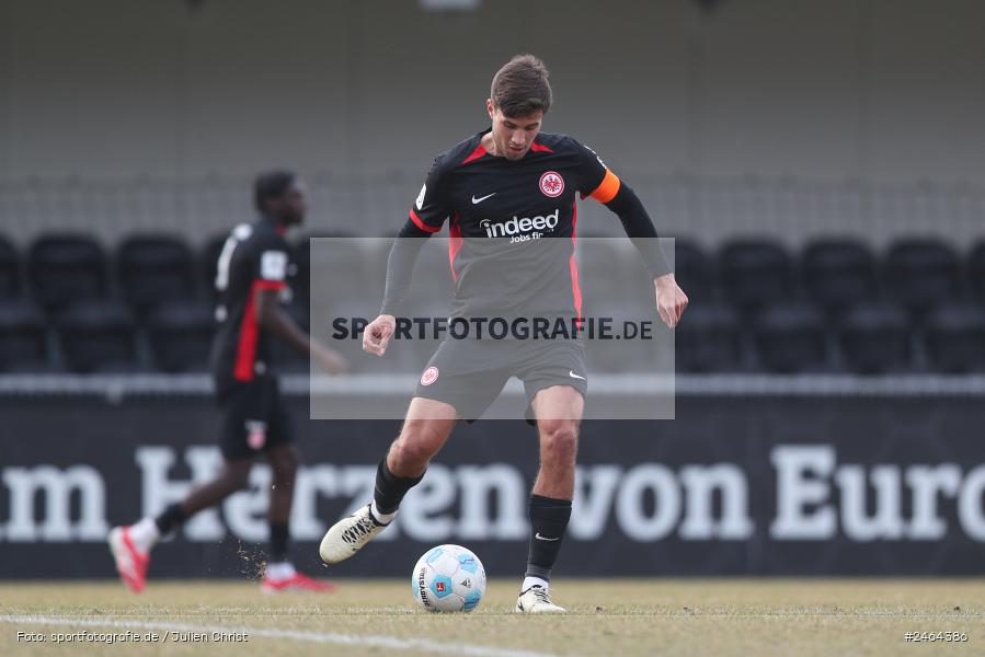 sport, action, SGE, Regionalliga Südwest, Regionalliga Bayern, Regional-FS, Fussball, FWK, FC Würzburger Kickers, Eintracht Frankfurt U21, Dreieich-Sprendlingen, BFV, Ahorn Camp Sportpark, 07.02.2025 - Bild-ID: 2464386 sport, action, SGE, Regionalliga Südwest, Regionalliga Bayern, Regional-FS, Fussball, FWK, FC Würzburger Kickers, Eintracht Frankfurt U21, Dreieich-Sprendlingen, BFV, Ahorn Camp Sportpark, 07.02.2025 - Bild-ID: 2464386