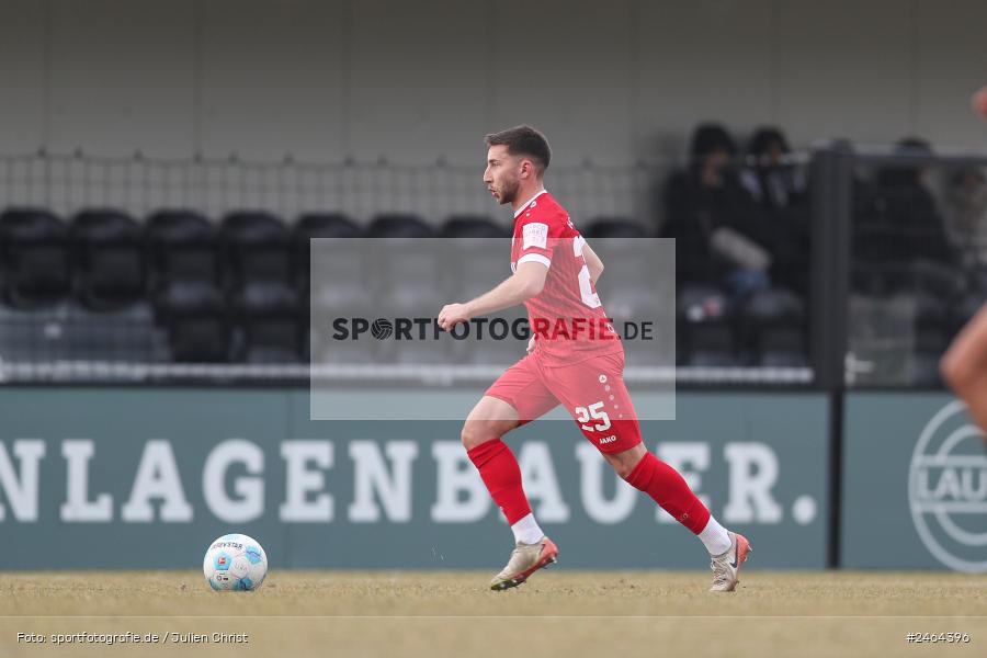sport, action, SGE, Regionalliga Südwest, Regionalliga Bayern, Regional-FS, Fussball, FWK, FC Würzburger Kickers, Eintracht Frankfurt U21, Dreieich-Sprendlingen, BFV, Ahorn Camp Sportpark, 07.02.2025 - Bild-ID: 2464396 sport, action, SGE, Regionalliga Südwest, Regionalliga Bayern, Regional-FS, Fussball, FWK, FC Würzburger Kickers, Eintracht Frankfurt U21, Dreieich-Sprendlingen, BFV, Ahorn Camp Sportpark, 07.02.2025 - Bild-ID: 2464396