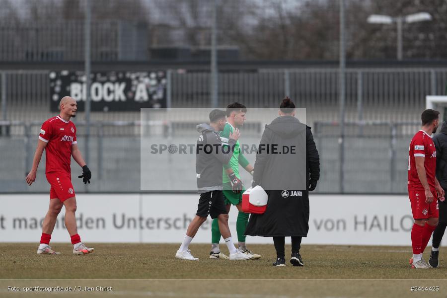 sport, action, SGE, Regionalliga Südwest, Regionalliga Bayern, Regional-FS, Fussball, FWK, FC Würzburger Kickers, Eintracht Frankfurt U21, Dreieich-Sprendlingen, BFV, Ahorn Camp Sportpark, 07.02.2025 - Bild-ID: 2464423