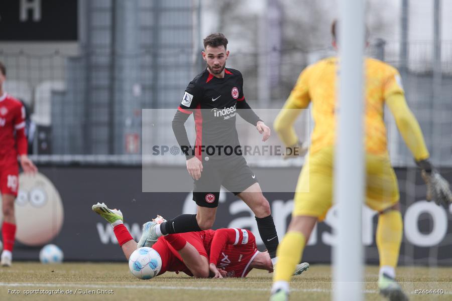 sport, action, SGE, Regionalliga Südwest, Regionalliga Bayern, Regional-FS, Fussball, FWK, FC Würzburger Kickers, Eintracht Frankfurt U21, Dreieich-Sprendlingen, BFV, Ahorn Camp Sportpark, 07.02.2025 - Bild-ID: 2464440 sport, action, SGE, Regionalliga Südwest, Regionalliga Bayern, Regional-FS, Fussball, FWK, FC Würzburger Kickers, Eintracht Frankfurt U21, Dreieich-Sprendlingen, BFV, Ahorn Camp Sportpark, 07.02.2025 - Bild-ID: 2464440
