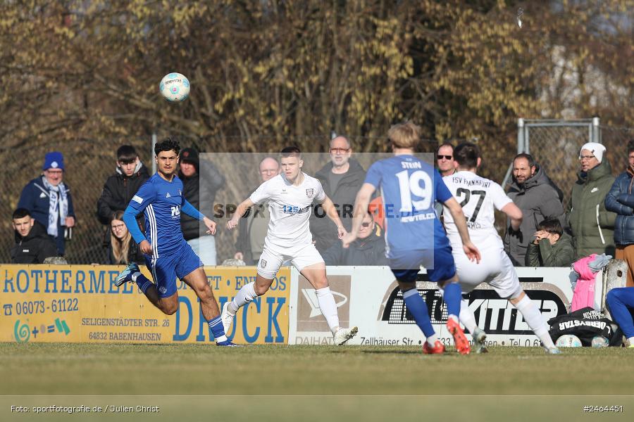RP1, Babenhausen-Langstadt, 08.02.2025, sport, action, HFV, BFV, Fussball, Regional-FS, Regionalliga Südwest, Regionalliga Bayern, SVA, FSV, SV Viktoria Aschaffenburg, FSV Frankfurt - Bild-ID: 2464451 RP1, Babenhausen-Langstadt, 08.02.2025, sport, action, HFV, BFV, Fussball, Regional-FS, Regionalliga Südwest, Regionalliga Bayern, SVA, FSV, SV Viktoria Aschaffenburg, FSV Frankfurt - Bild-ID: 2464451