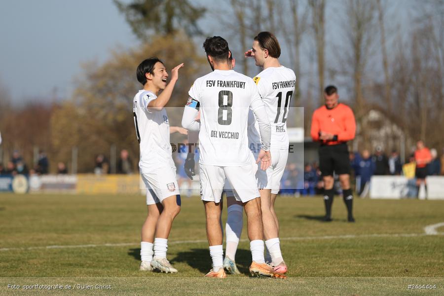 RP1, Babenhausen-Langstadt, 08.02.2025, sport, action, HFV, BFV, Fussball, Regional-FS, Regionalliga Südwest, Regionalliga Bayern, SVA, FSV, SV Viktoria Aschaffenburg, FSV Frankfurt - Bild-ID: 2464464 RP1, Babenhausen-Langstadt, 08.02.2025, sport, action, HFV, BFV, Fussball, Regional-FS, Regionalliga Südwest, Regionalliga Bayern, SVA, FSV, SV Viktoria Aschaffenburg, FSV Frankfurt - Bild-ID: 2464464