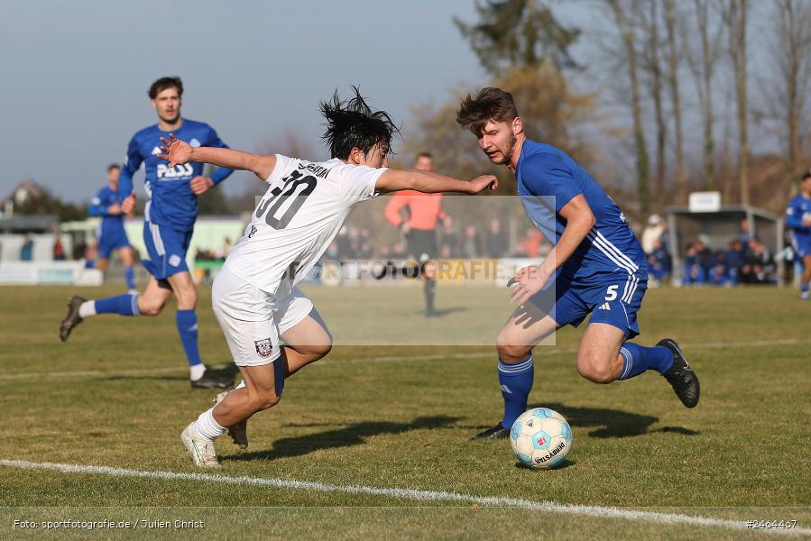RP1, Babenhausen-Langstadt, 08.02.2025, sport, action, HFV, BFV, Fussball, Regional-FS, Regionalliga Südwest, Regionalliga Bayern, SVA, FSV, SV Viktoria Aschaffenburg, FSV Frankfurt - Bild-ID: 2464467