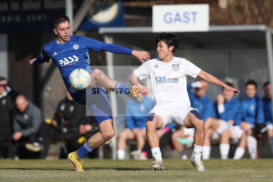 RP1, Babenhausen-Langstadt, 08.02.2025, sport, action, HFV, BFV, Fussball, Regional-FS, Regionalliga Südwest, Regionalliga Bayern, SVA, FSV, SV Viktoria Aschaffenburg, FSV Frankfurt - Bild-ID: 2464491 RP1, Babenhausen-Langstadt, 08.02.2025, sport, action, HFV, BFV, Fussball, Regional-FS, Regionalliga Südwest, Regionalliga Bayern, SVA, FSV, SV Viktoria Aschaffenburg, FSV Frankfurt - Bild-ID: 2464491