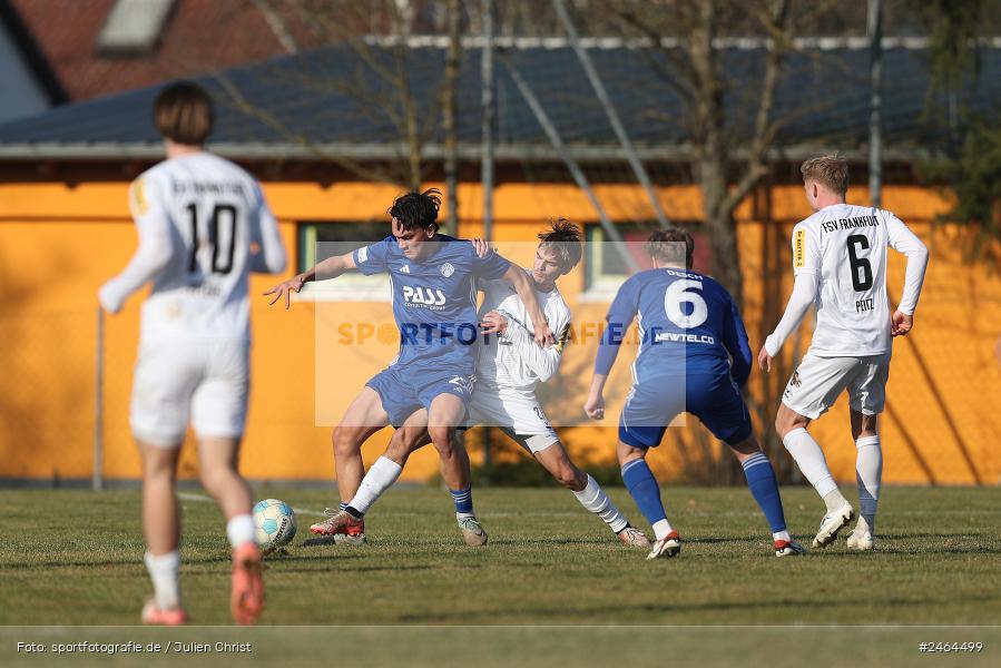 RP1, Babenhausen-Langstadt, 08.02.2025, sport, action, HFV, BFV, Fussball, Regional-FS, Regionalliga Südwest, Regionalliga Bayern, SVA, FSV, SV Viktoria Aschaffenburg, FSV Frankfurt - Bild-ID: 2464499 RP1, Babenhausen-Langstadt, 08.02.2025, sport, action, HFV, BFV, Fussball, Regional-FS, Regionalliga Südwest, Regionalliga Bayern, SVA, FSV, SV Viktoria Aschaffenburg, FSV Frankfurt - Bild-ID: 2464499