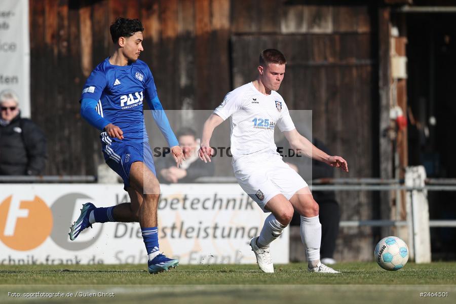 RP1, Babenhausen-Langstadt, 08.02.2025, sport, action, HFV, BFV, Fussball, Regional-FS, Regionalliga Südwest, Regionalliga Bayern, SVA, FSV, SV Viktoria Aschaffenburg, FSV Frankfurt - Bild-ID: 2464501