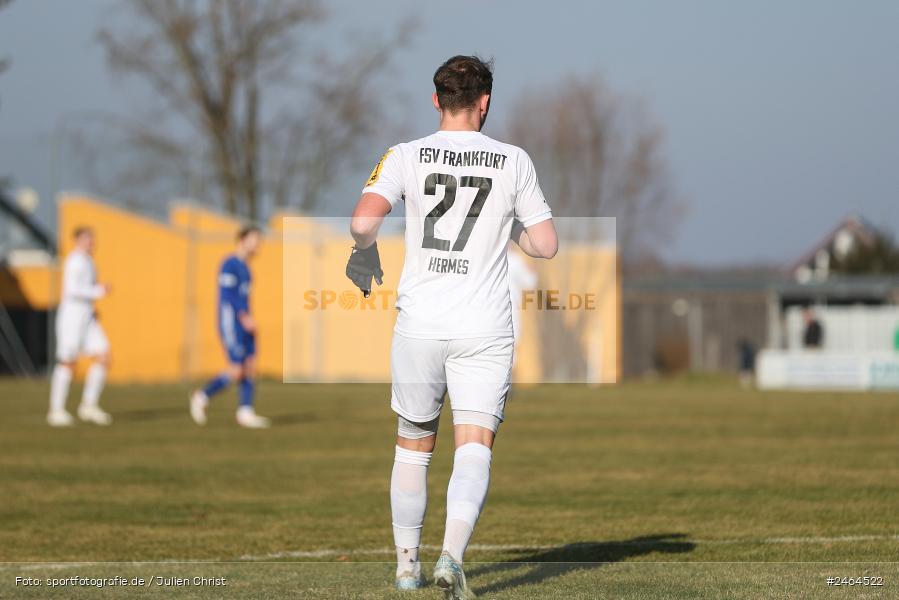 sport, action, SVA, SV Viktoria Aschaffenburg, Regionalliga Südwest, Regionalliga Bayern, Regional-FS, RP1, HFV, Fussball, FSV Frankfurt, FSV, Babenhausen-Langstadt, BFV, 08.02.2025 - Bild-ID: 2464522
