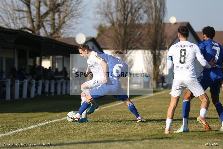 sport, action, SVA, SV Viktoria Aschaffenburg, Regionalliga Südwest, Regionalliga Bayern, Regional-FS, RP1, HFV, Fussball, FSV Frankfurt, FSV, Babenhausen-Langstadt, BFV, 08.02.2025 - Bild-ID: 2464526