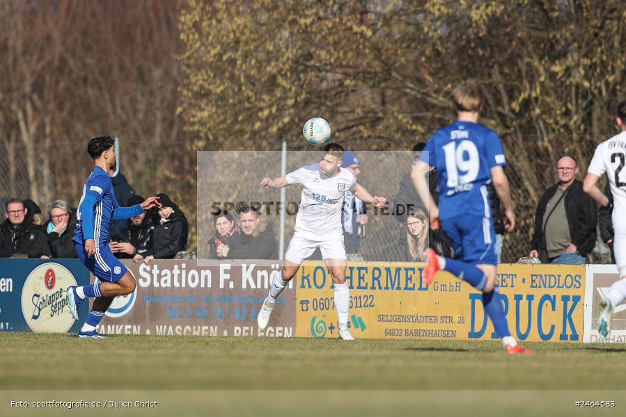 sport, action, SVA, SV Viktoria Aschaffenburg, Regionalliga Südwest, Regionalliga Bayern, Regional-FS, RP1, HFV, Fussball, FSV Frankfurt, FSV, Babenhausen-Langstadt, BFV, 08.02.2025 - Bild-ID: 2464583