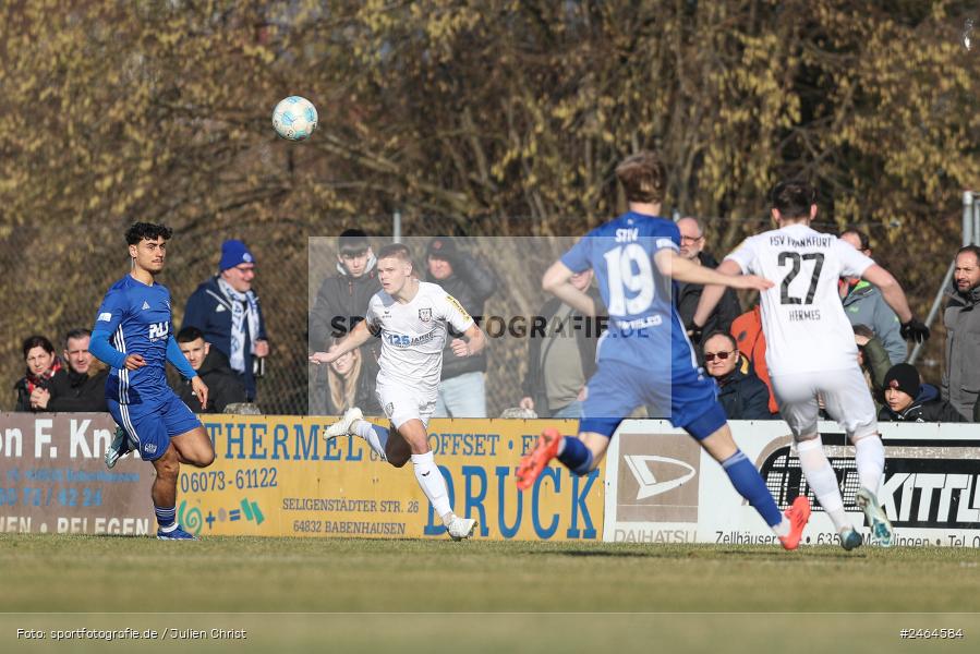 sport, action, SVA, SV Viktoria Aschaffenburg, Regionalliga Südwest, Regionalliga Bayern, Regional-FS, RP1, HFV, Fussball, FSV Frankfurt, FSV, Babenhausen-Langstadt, BFV, 08.02.2025 - Bild-ID: 2464584