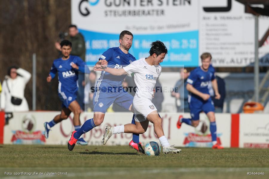 sport, action, SVA, SV Viktoria Aschaffenburg, Regionalliga Südwest, Regionalliga Bayern, Regional-FS, RP1, HFV, Fussball, FSV Frankfurt, FSV, Babenhausen-Langstadt, BFV, 08.02.2025 - Bild-ID: 2464646