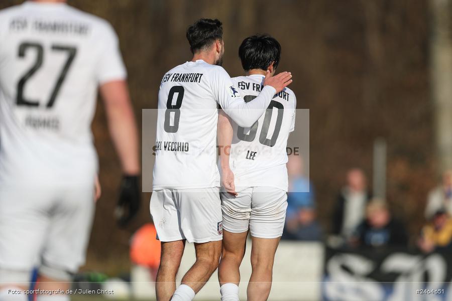 sport, action, SVA, SV Viktoria Aschaffenburg, Regionalliga Südwest, Regionalliga Bayern, Regional-FS, RP1, HFV, Fussball, FSV Frankfurt, FSV, Babenhausen-Langstadt, BFV, 08.02.2025 - Bild-ID: 2464651