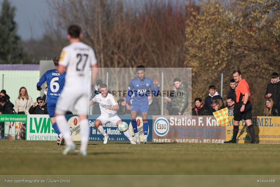 sport, action, SVA, SV Viktoria Aschaffenburg, Regionalliga Südwest, Regionalliga Bayern, Regional-FS, RP1, HFV, Fussball, FSV Frankfurt, FSV, Babenhausen-Langstadt, BFV, 08.02.2025 - Bild-ID: 2464658