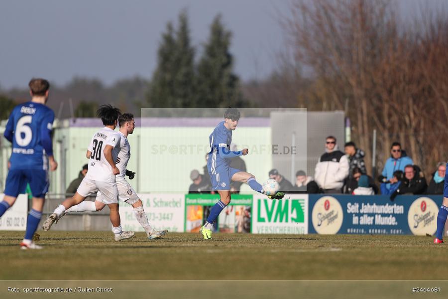sport, action, SVA, SV Viktoria Aschaffenburg, Regionalliga Südwest, Regionalliga Bayern, Regional-FS, RP1, HFV, Fussball, FSV Frankfurt, FSV, Babenhausen-Langstadt, BFV, 08.02.2025 - Bild-ID: 2464681