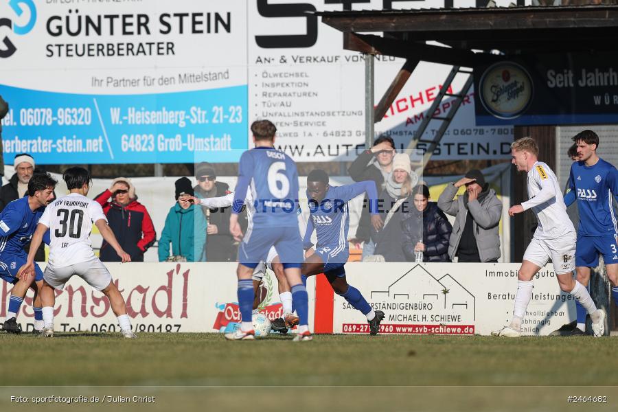 sport, action, SVA, SV Viktoria Aschaffenburg, Regionalliga Südwest, Regionalliga Bayern, Regional-FS, RP1, HFV, Fussball, FSV Frankfurt, FSV, Babenhausen-Langstadt, BFV, 08.02.2025 - Bild-ID: 2464682