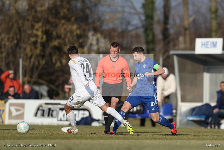 sport, action, SVA, SV Viktoria Aschaffenburg, Regionalliga Südwest, Regionalliga Bayern, Regional-FS, RP1, HFV, Fussball, FSV Frankfurt, FSV, Babenhausen-Langstadt, BFV, 08.02.2025 - Bild-ID: 2464683