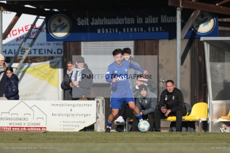 sport, action, SVA, SV Viktoria Aschaffenburg, Regionalliga Südwest, Regionalliga Bayern, Regional-FS, RP1, HFV, Fussball, FSV Frankfurt, FSV, Babenhausen-Langstadt, BFV, 08.02.2025 - Bild-ID: 2464729